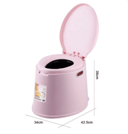 salelink.co.nz Unbranded Outdoor Portable Toilet Pink 6L Outdoor Portable Toilet for Camping
