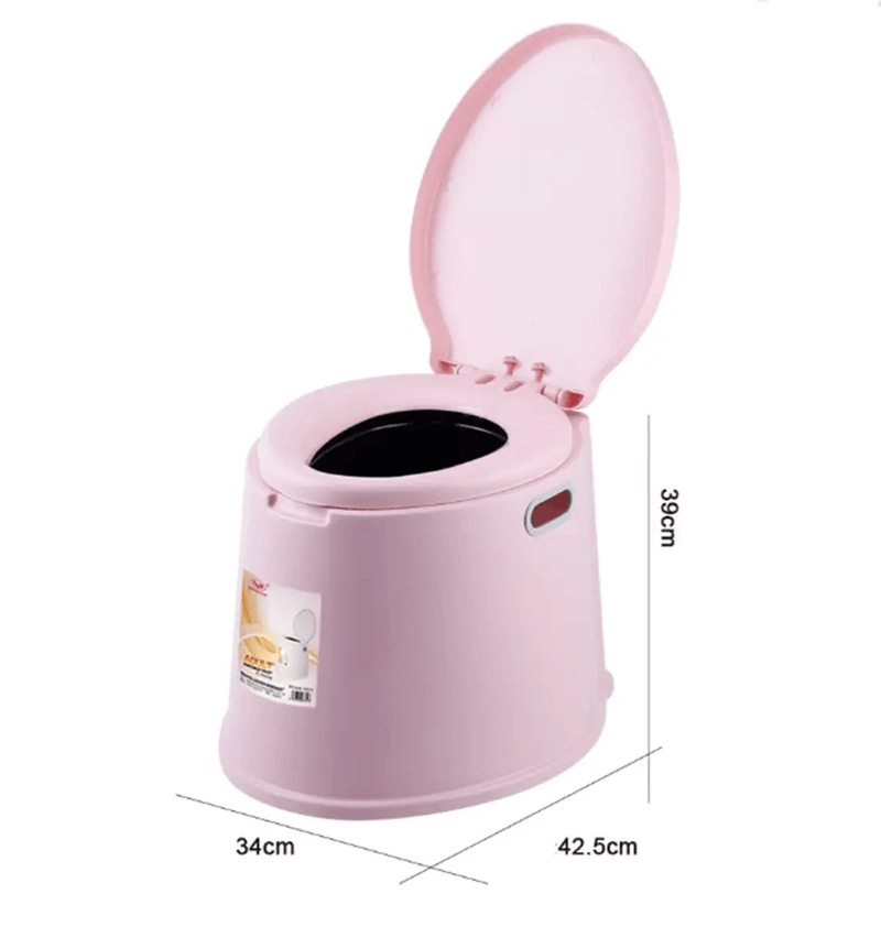 salelink.co.nz Unbranded Outdoor Portable Toilet Pink 6L Outdoor Portable Toilet for Camping
