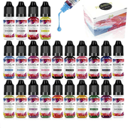 salelink.co.nz Unbranded 24 Bottle Resin Pigment Kit Liquid Dye 24 Bottle Resin Pigment Kit Liquid Dye Set