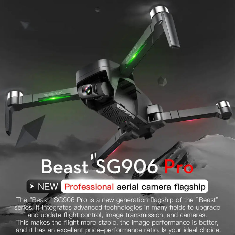 SG906 PRO Foldable GPS Drone with 4K Gimbal Camera - Beast 3 | Outdoor Electronics – view 5