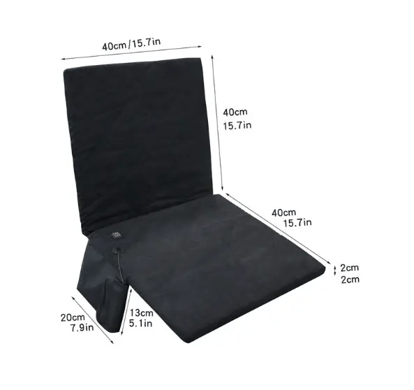Foldable Heated Seat Cushion 3 Adjustable Modes – view 4