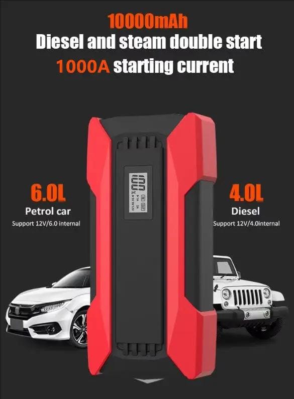 salelink.co.nz Unbranded Car Jump Starter 10000mAh Car Jump Starter 10000mAh | Action Outdoors NZ