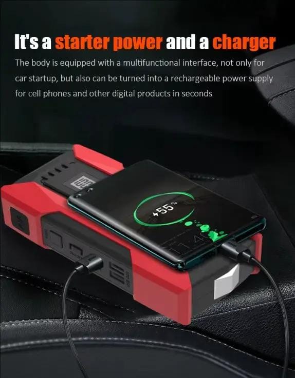 salelink.co.nz Unbranded Car Jump Starter 10000mAh Car Jump Starter 10000mAh | Action Outdoors NZ