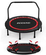 48'' Foldable Trampoline Rebounder with Handle – view 2