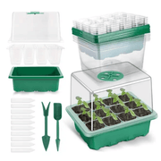 10 Packs Heightened Seed Box Seed Starter Tray Propagator – view 6
