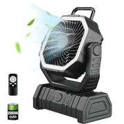 Portable Tent Camping Fan Desk Fan LED Lantern – view 2