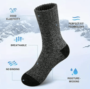 salelink.co.nz Unbranded 5 Pair Merino Wool Socks for Men Thick 5 Pair Merino Wool Socks for Men Thick | Action Outdoors NZ