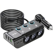 PD Fast Charging Car Lighter Adapter Splitter Cigarette Lighter Socket – view 1