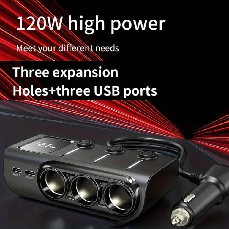 PD Fast Charging Car Lighter Adapter Splitter Cigarette Lighter Socket – view 5