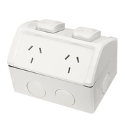 Weatherproof Double GPO Power Point Outlet 10Amp IP53 – view 1