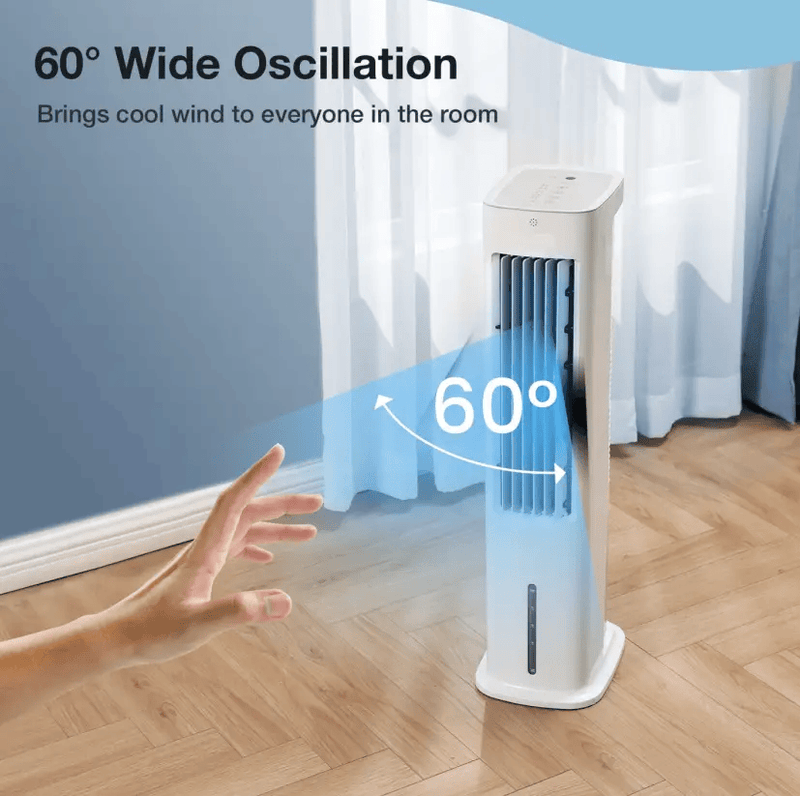 salelink.co.nz Midea Midea Tower Fan Cooler Remote Control 4.8L Water Tank Midea Tower Fan With 5L Water Tank Remote Control