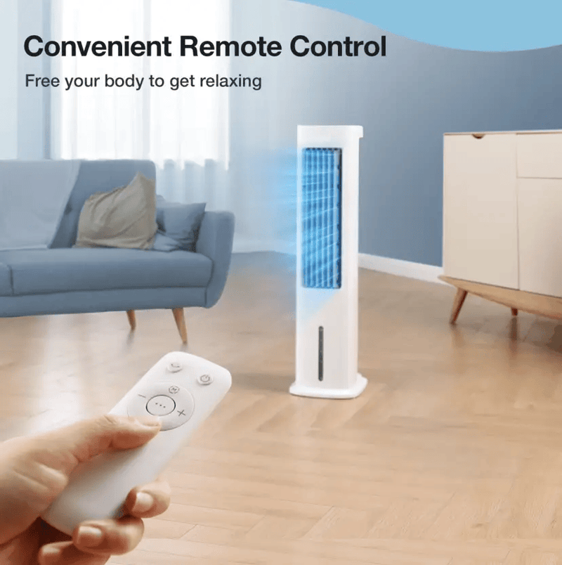 salelink.co.nz Midea Midea Tower Fan Cooler Remote Control 4.8L Water Tank Midea Tower Fan With 5L Water Tank Remote Control