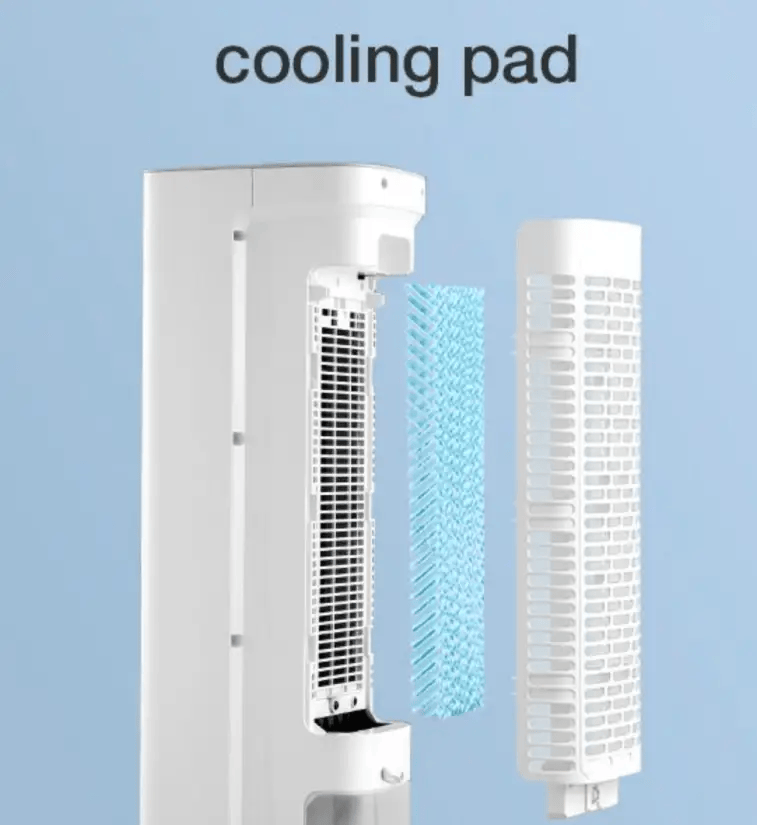salelink.co.nz Midea Midea Tower Fan Cooler Remote Control 4.8L Water Tank Midea Tower Fan With 5L Water Tank Remote Control