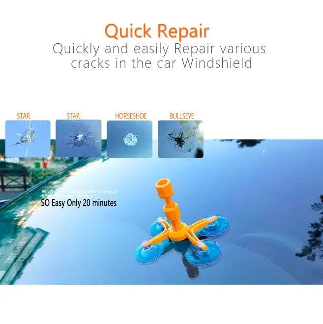 salelink.co.nz Unbranded Windshield Windscreen Repair Tool Windshield Repair Kit DIY Car Windscreen Chip Crack Tool
