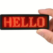 salelink.co.nz Unbranded LED Name Badge Tag - Red LED Name Badge Tag - Red | Action Outdoors NZ