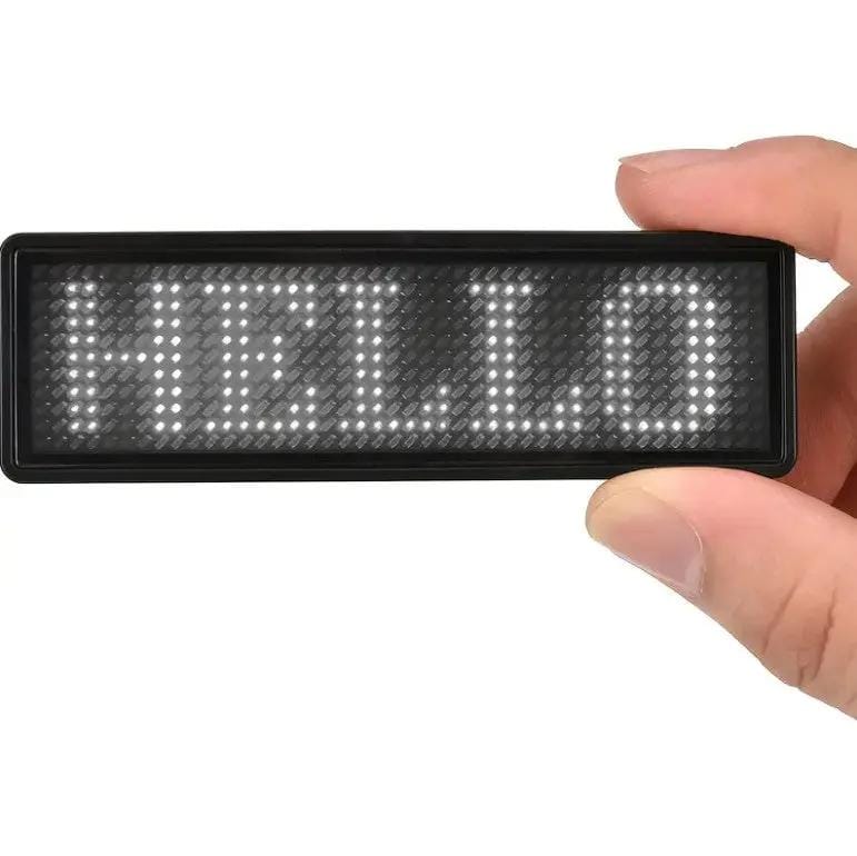 salelink.co.nz Unbranded LED Name Badge Tag - White LED Name Badge Tag - White | Action Outdoors NZ