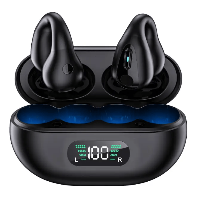 Open Ear Clip Headphones, Wireless Earbuds Bluetooth Earphones – view 1