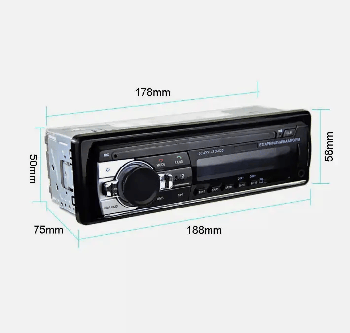 Car Stereo 1Din Bluetooth FM USB MP3 Player In Dash Head Unit – view 5