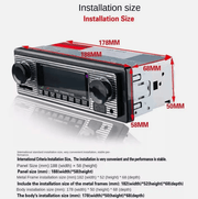 salelink.co.nz Unbranded Bluetooth Radio Car Stereo Player Bluetooth Radio Car Stereo Player | Action Outdoors NZ