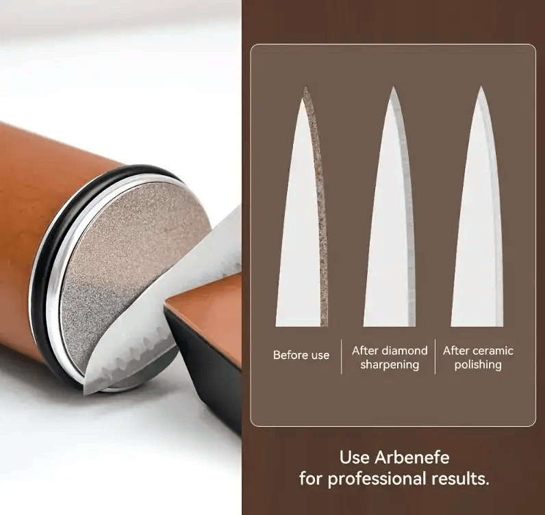 salelink.co.nz Unbranded Knife Sharpener Sharpening Stone Rolling Knife Sharpener Sharpening Stone Rolling - NZ