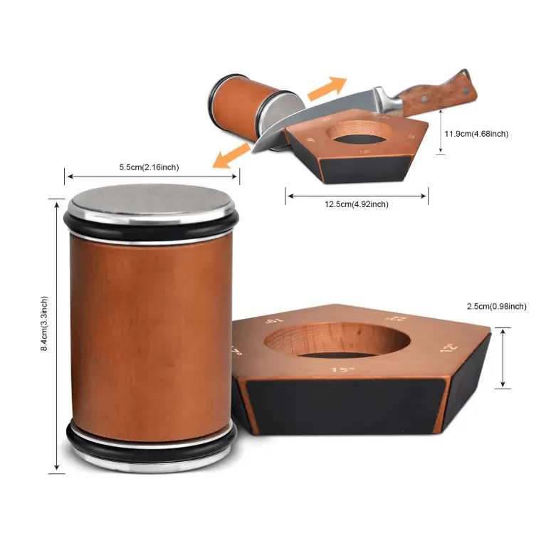 salelink.co.nz Unbranded Knife Sharpener Sharpening Stone Rolling Knife Sharpener Sharpening Stone Rolling - NZ