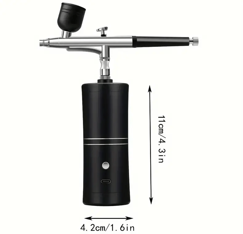 Airbrush Kit with Compressor Wireless Rechargeable – view 3
