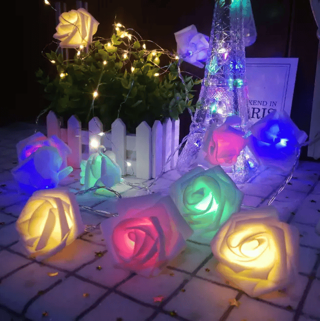 3Meters 30LED Rose Flower String Lights – view 4