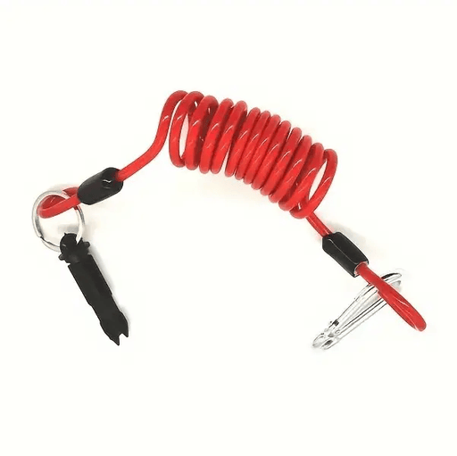 Coiled Pin Spring Straps For Breakaway Cable Brakes Trailer Truck Camper Caravan – view 1