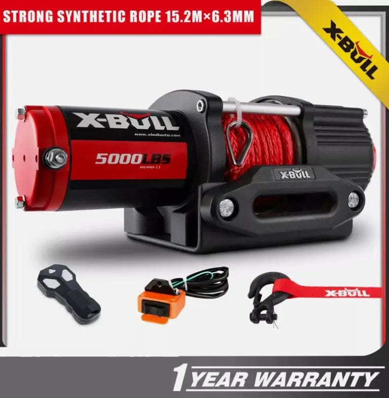 salelink.co.nz X-BULL X-Bull Electric Winch 5000LBS X-Bull Electric Winch 5000LBS | Action Outdoors NZ