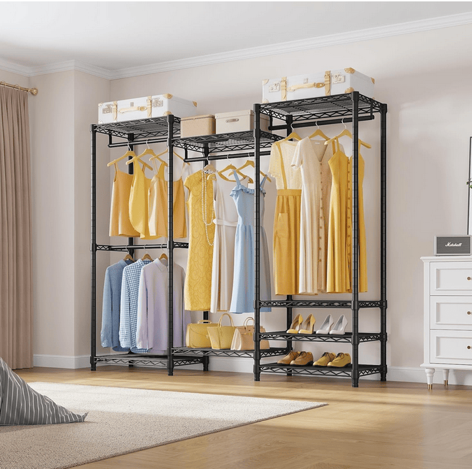 Freestanding Clothing Rack - Heavy Duty Metal (GZJ2952) – view 2