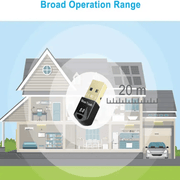 salelink.co.nz Unbranded Bluetooth 5.0 Dongle Adapter Receiver Bluetooth 5.0 Dongle Adapter Receiver | Action Outdoors NZ