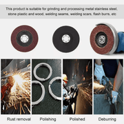 50Pcs Abrasive 5'' 125MM Metal Sanding Flap Disc Angle Grinder 80 Grit – view 4