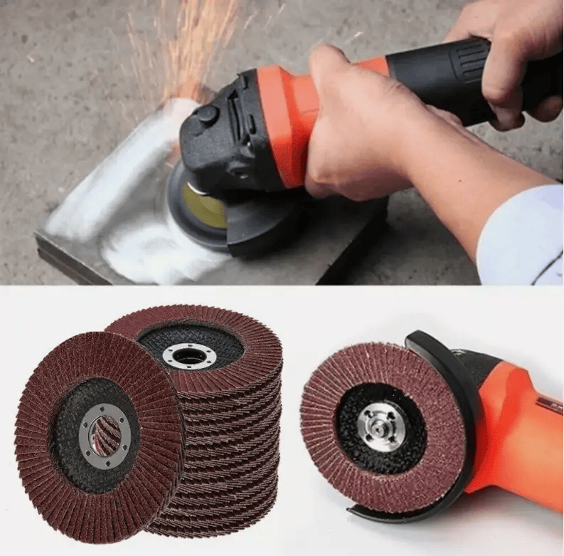 50Pcs Abrasive 5'' 125MM Metal Sanding Flap Disc Angle Grinder 80 Grit – view 5
