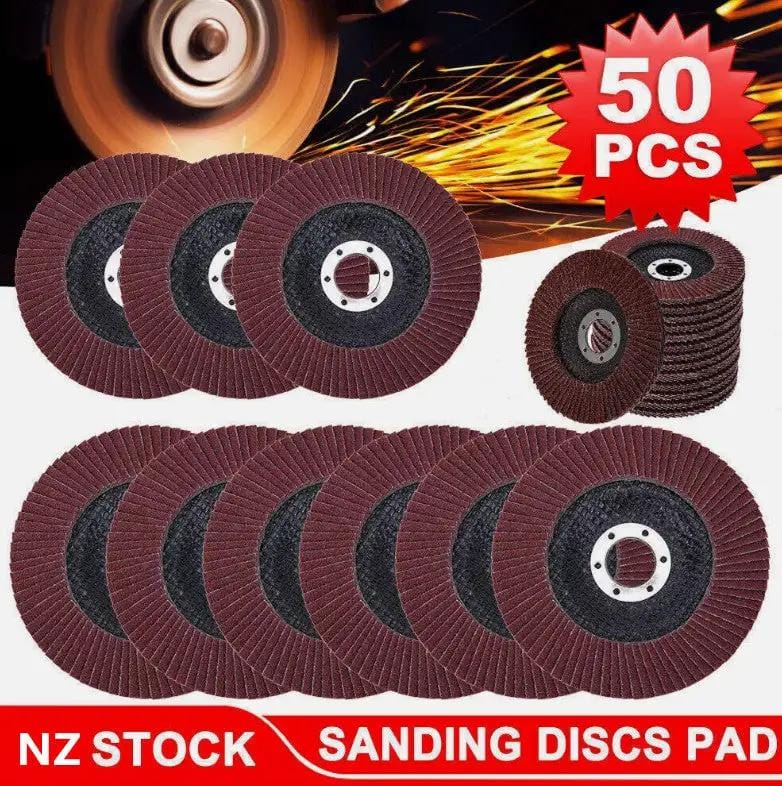 50Pcs Abrasive 5'' 125MM Metal Sanding Flap Disc Angle Grinder 80 Grit – view 7