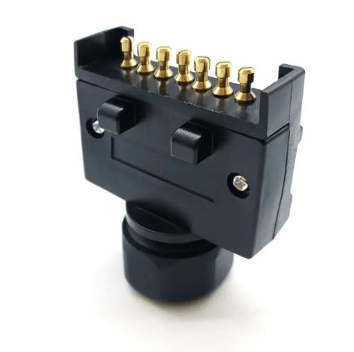 7 Pin Flat Male to 12 Pin Flat Female Trailer Adapter Caravan Connector – view 2
