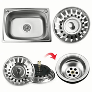 4 x Kitchen Waste Stainless Steel Sink Strainer Plug Drain Filter Basket Drainer – view 3