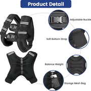 salelink.co.nz Unbranded Weighted Vest - 8KG Weighted Vest - 8KG | Action Outdoors NZ