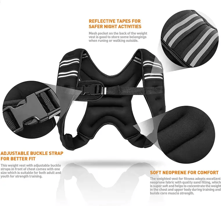 salelink.co.nz Unbranded Weighted Vest - 3KG Weighted Vest - 3KG | Action Outdoors NZ