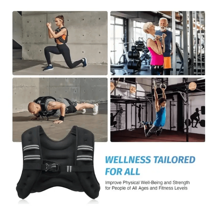 salelink.co.nz Unbranded Weighted Vest - 3KG Weighted Vest - 3KG | Action Outdoors NZ