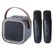 Bluetooth Singing Speaker Karaoke Player with 2 Wireless Microphones – view 1