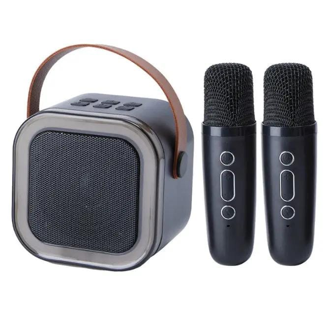 Bluetooth Singing Speaker Karaoke Player with 2 Wireless Microphones – view 1