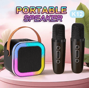Bluetooth Singing Speaker Karaoke Player with 2 Wireless Microphones – view 4