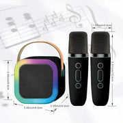 Bluetooth Singing Speaker Karaoke Player with 2 Wireless Microphones – view 6