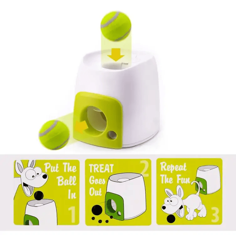 Tennis Rolling Ball Roll Out Machine Pet Dog Interactive Toys Machine – view 5