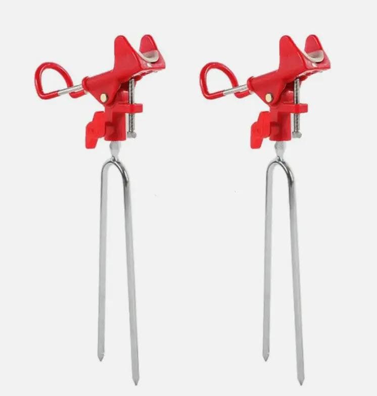 salelink.co.nz Unbranded 2PCS Beach River Bank Fishing Rod Holders 2Pcs Beach River Bank Fishing Rod Holders