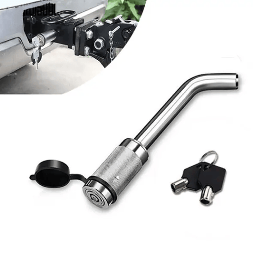Hitch Pin Lock Tow Bar Ball Security L type Caravan Trailer Parts Anti Theft – view 1