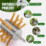 Chicken Plucker Drill Attachment, Stainless Steel Drill – view 5