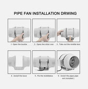salelink.co.nz Unbranded 6inch Inline Extractor Fan Exhaust Duct 6inch Inline Extractor Fan Exhaust Duct | Action Outdoors NZ