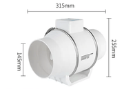 salelink.co.nz Unbranded 6inch Inline Extractor Fan Exhaust Duct 6inch Inline Extractor Fan Exhaust Duct | Action Outdoors NZ