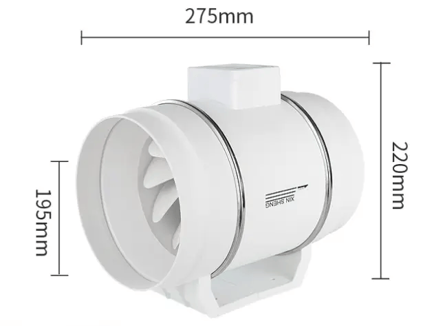 salelink.co.nz Unbranded 8inch Inline Extractor Fan Exhaust Duct 8inch Inline Extractor Fan Exhaust Duct | Action Outdoors NZ